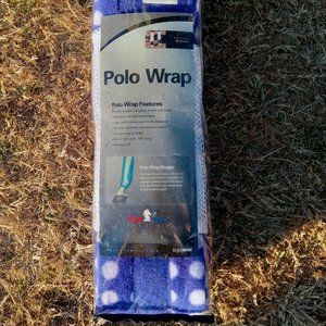 NWT Classic Equine PoloW4 Wrap 500g Purple with White polka dots